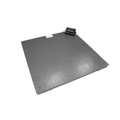 Plattform våg kapacitet 3000 kg / gradering 500g med LCD display och plattform 1200x1200 mm